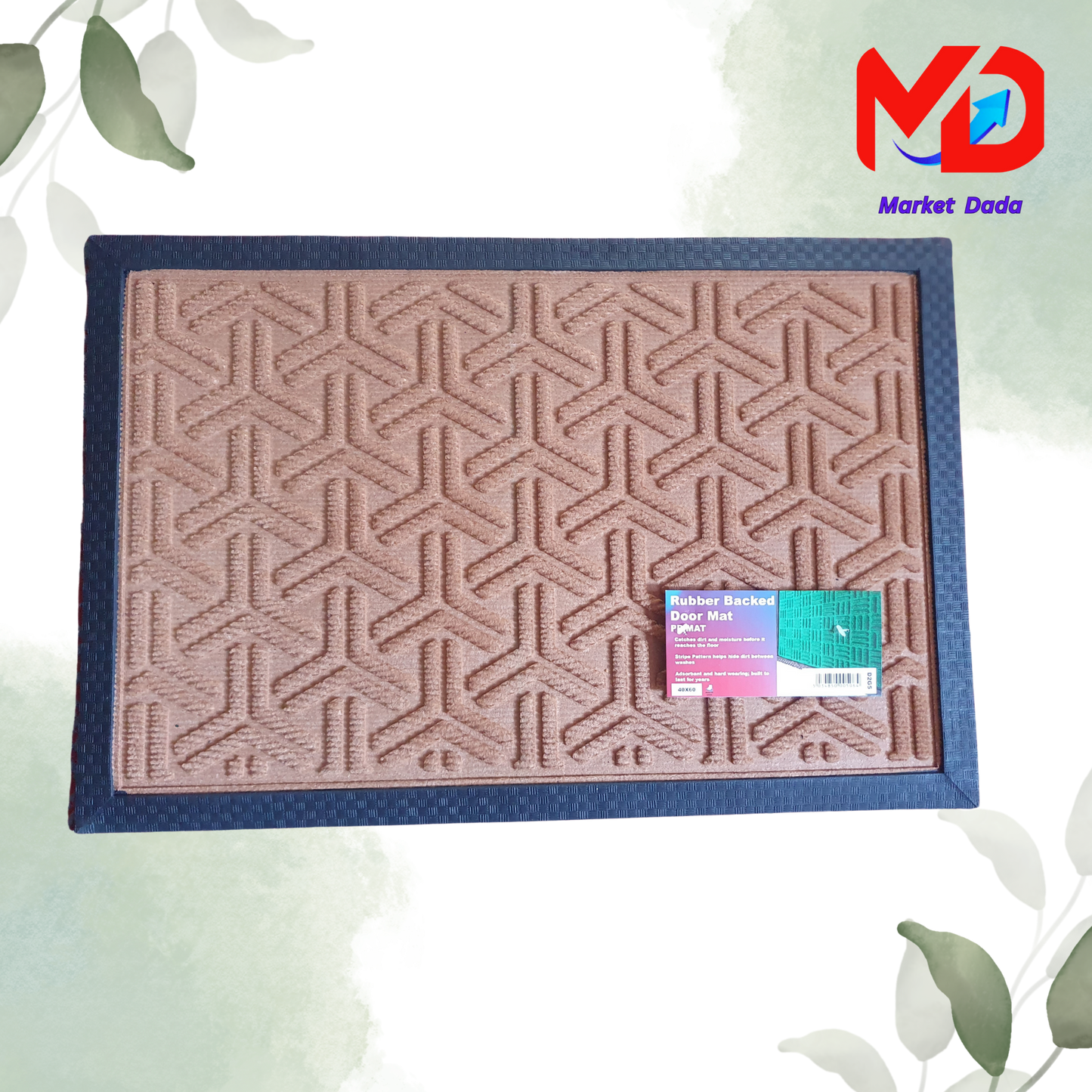 Heavy Duty Barrier Rubber Door Mat – Non-Slip Entrance & Floor Rug Durable, Anti-Slip, and Available in 3 Stylish Colours MARKET DADA