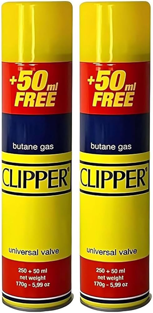 Clipper Universal Gas Refill (300ml) – Pack of 6 Bottles