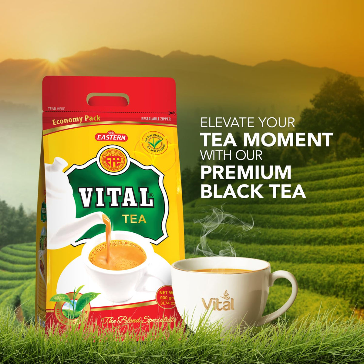 Vital Danedar Black Tea 900g Pouch Market Dada