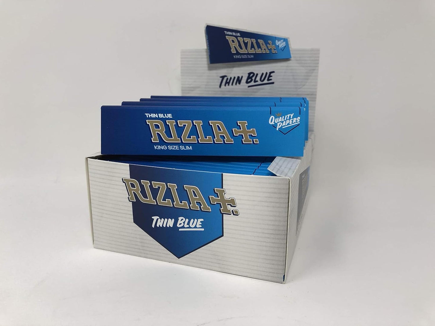 Rizla KING SIZE SLIM BLUE - FULL BOX OF 50 BOOKLETS