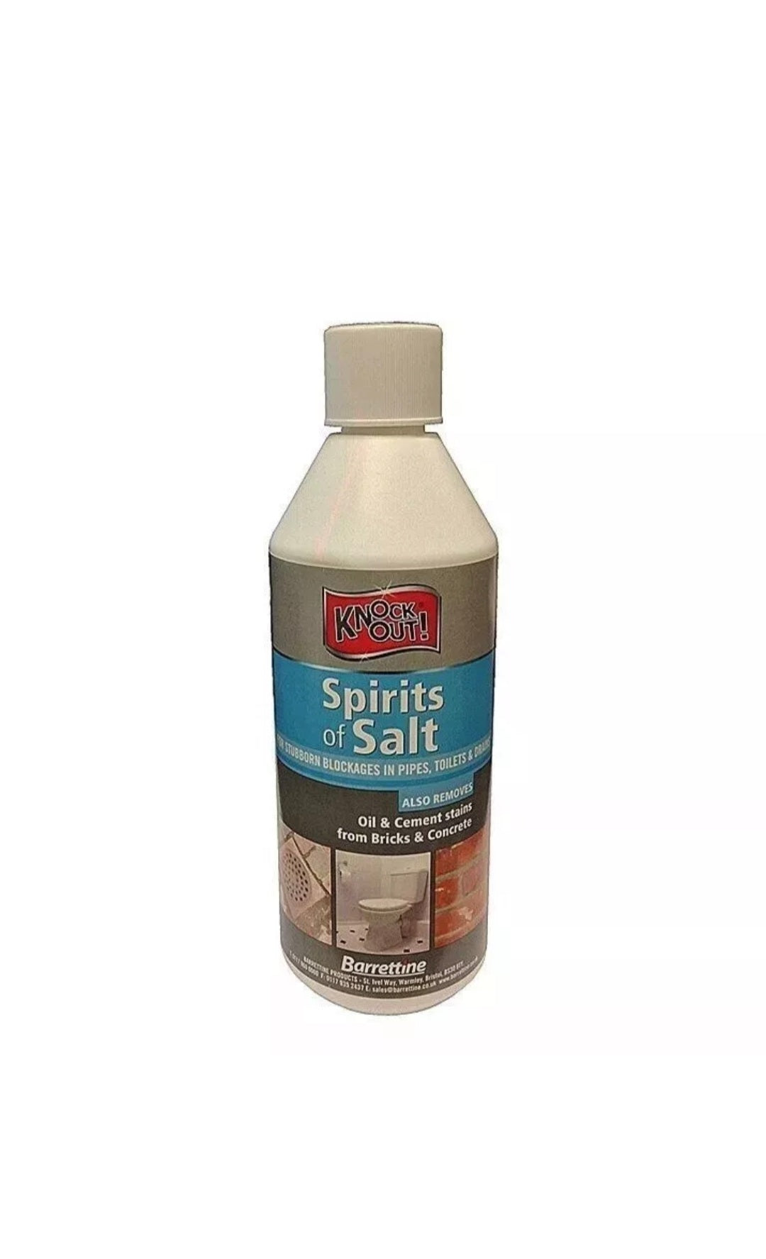Spirits of Salts Multi-purpose Drain & Toilet Cleaner 500ml MARKET DADA