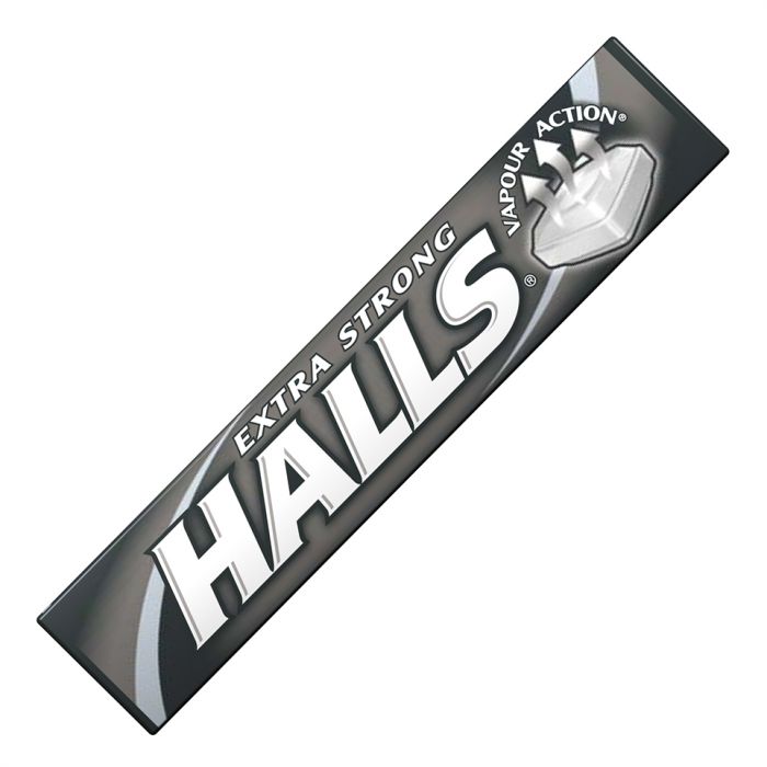Halls Extra Strong Mints/Clearing menthol action Sore Throat Cough Sweets 20x34g, Pack Of 1 & 2 MARKET DADA