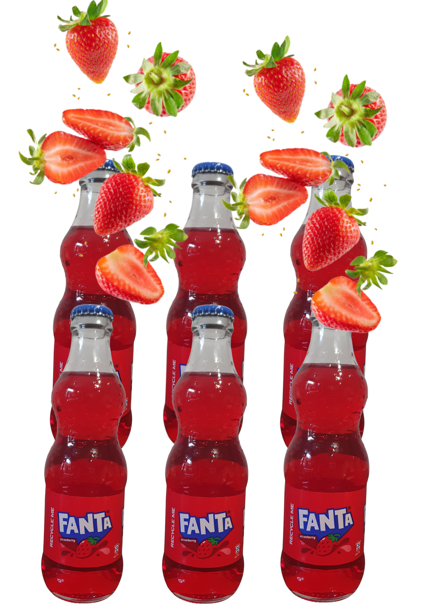 Fanta Strawberry – Glass Bottles (250ml) – Pack of 6 / 12 / 24 MARKET DADA