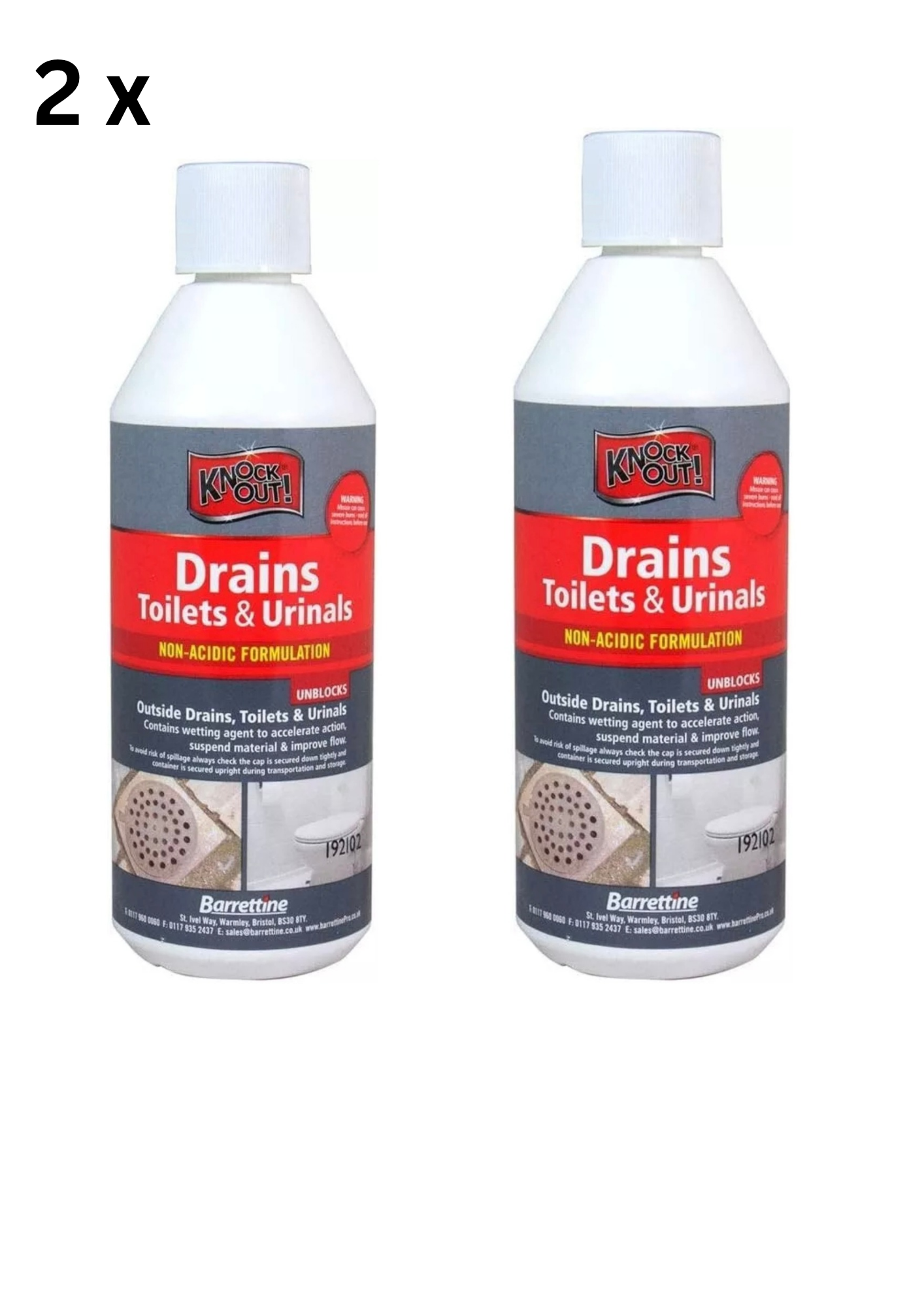 Knock Out New Drains/Toilets and Urinals, 500 ml MARKET DADA