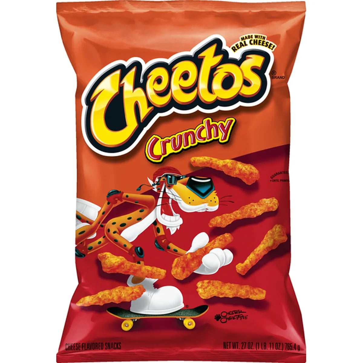 American Cheetos Flamin Hot & Crunchy 8oz - 226g - Original American US Import - Party Snack MARKET DADA