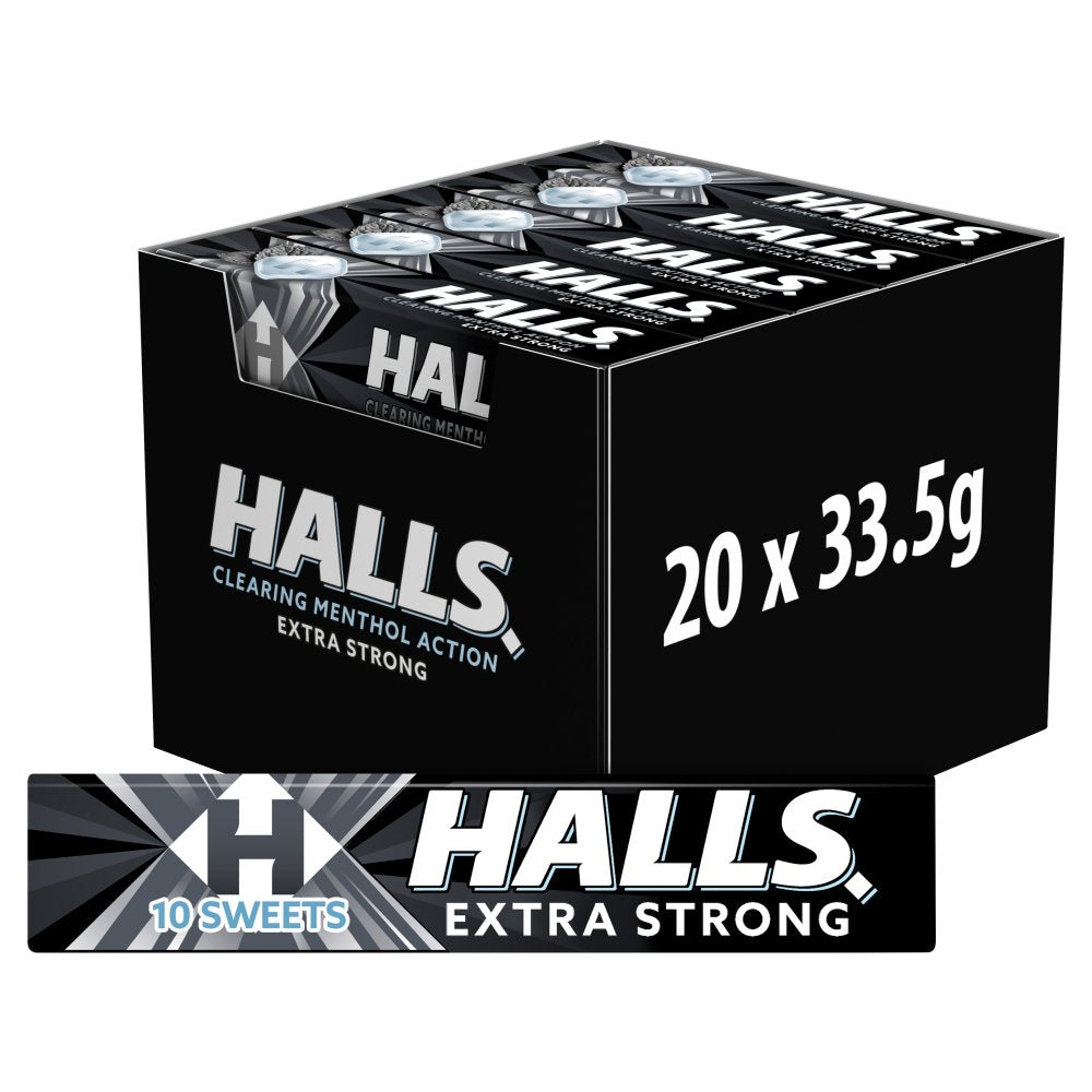 Halls Extra Strong Menthol Sweets (pack of 20) MARKET DADA