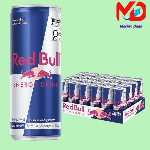 RED BULL ENERGY DRINK 250ml CLASSIC 24x250ml / 12x250ml  Austria Make MARKET DADA